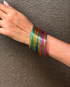 Rainbow Glass Bangles (Set of 12)