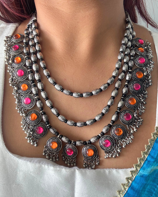 Saundarya Multi colour Necklace Set