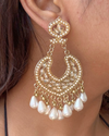 Ashna Golden Earrings