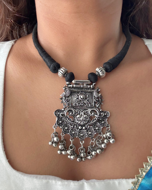 Oxidised Anushka Choker Set