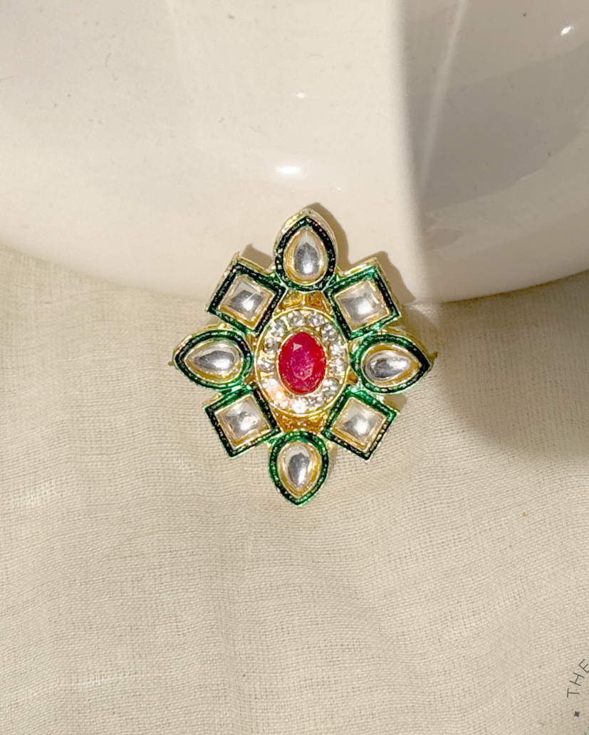 Dwarka Kundan Ring