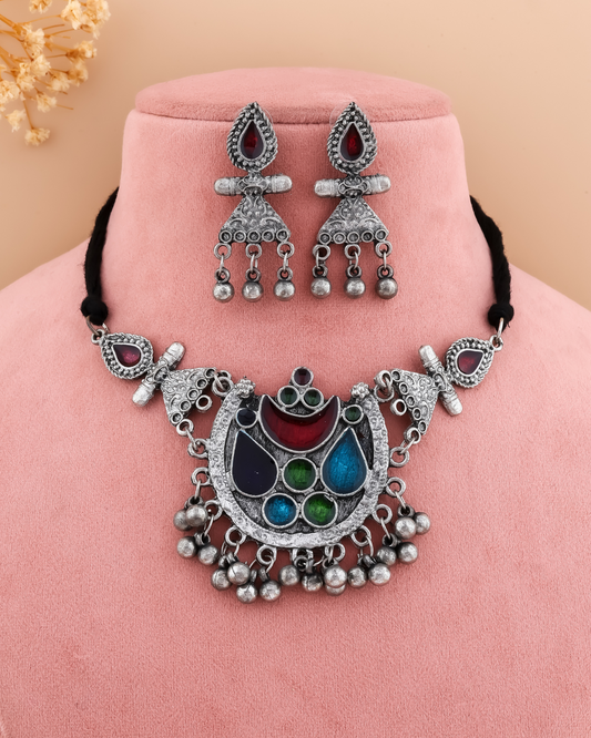 Jawaria Afghani Choker Set