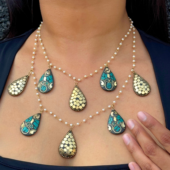 Zehnab Two-layer Moroccan Necklace