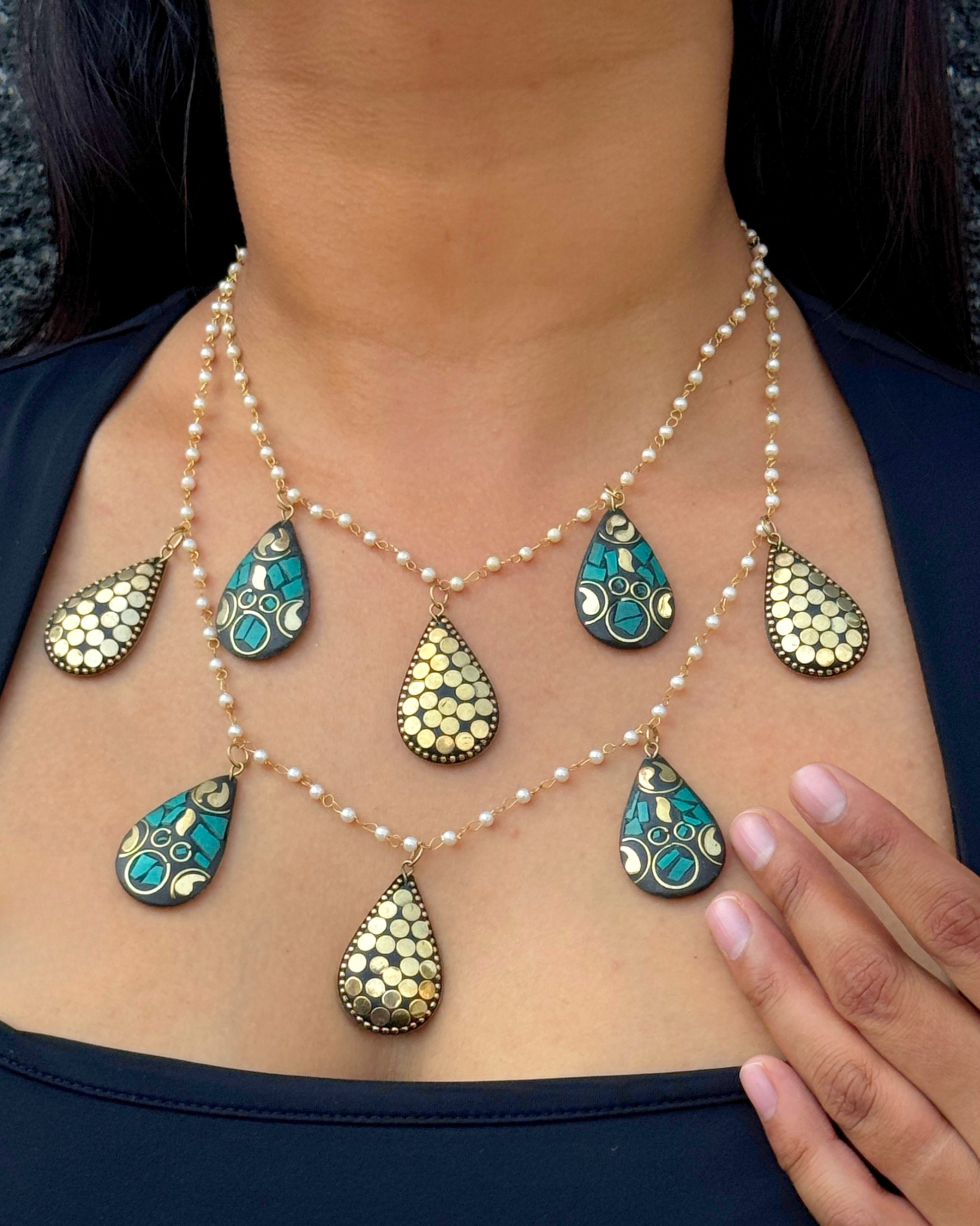 Zehnab Two-layer Moroccan Necklace