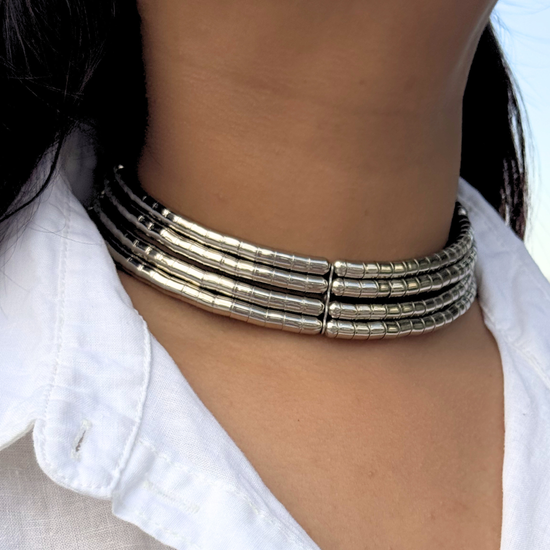 Spiral Silver Hasli
