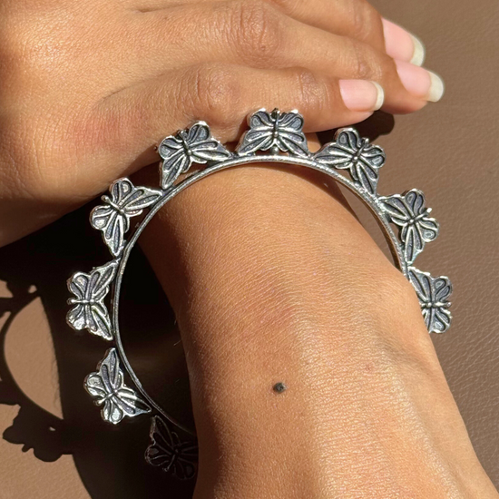 Titli Oxidised Bangles - Set of 2