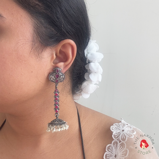 Sajda Long Earrings