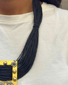 Mishri Black Jute Necklace