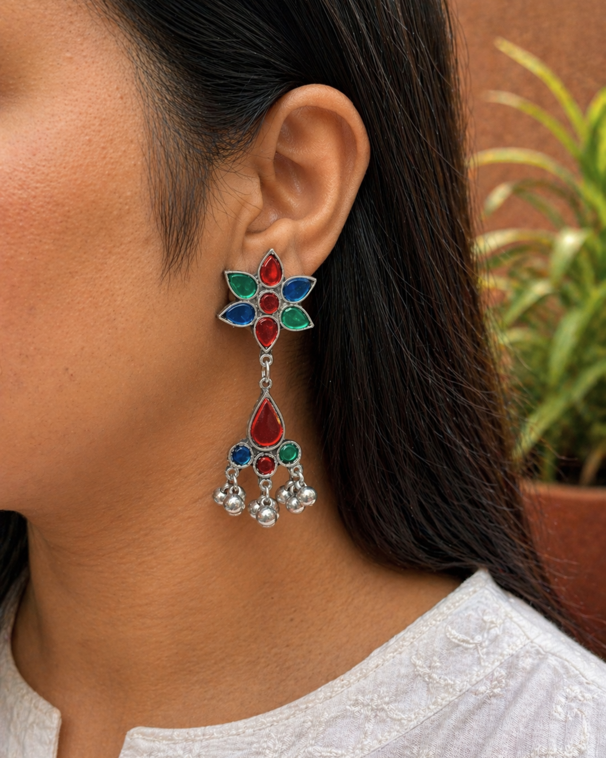 Phool Bahaar Afghani Earrings