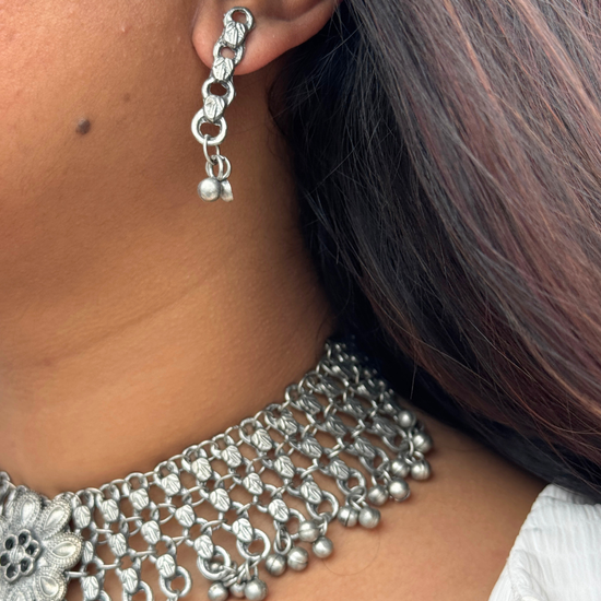 Nandini Oxidised Choker Set