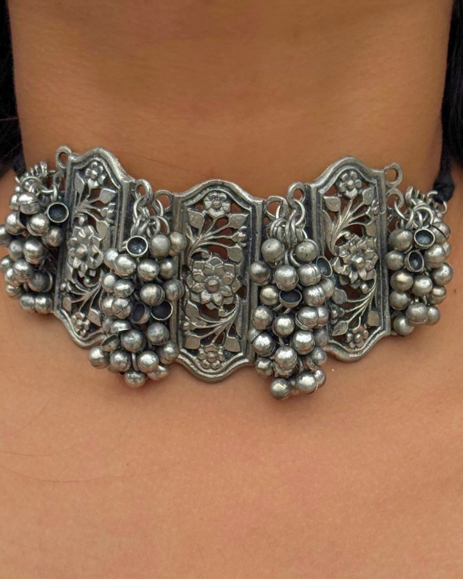 Mohini Oxidised Choker Set