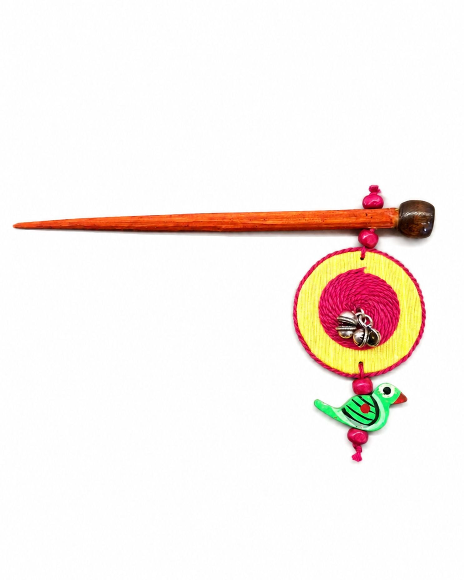Kahani Handcrafted Wooden Hairpin Stick