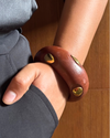 Shankha Brown Wooden Bangle