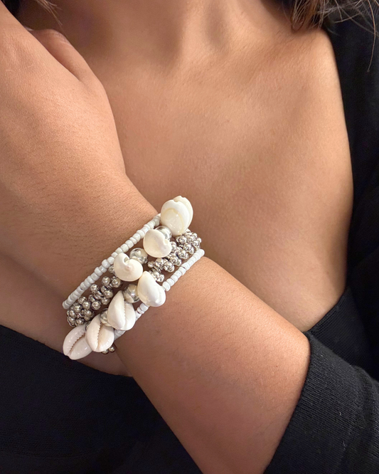 Shell Spiral Bangle