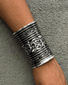 Zoya Tribal Long Silver Kada