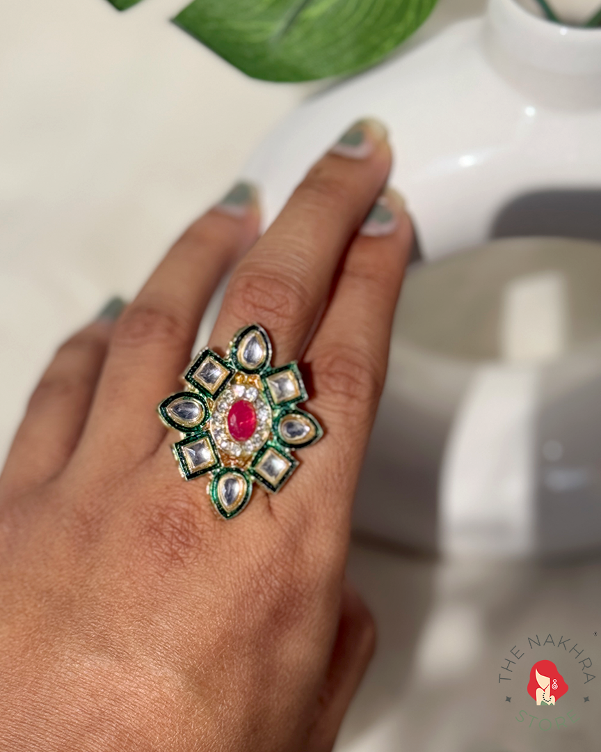 Dwarka Kundan Ring