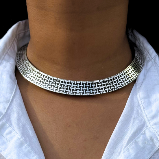 Taral Tribal Silver Hasli