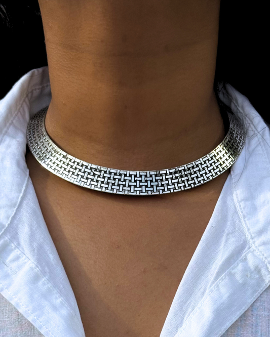 Taral Tribal Silver Hasli