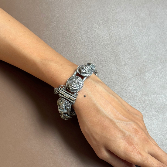 Durga Oxidised Kada