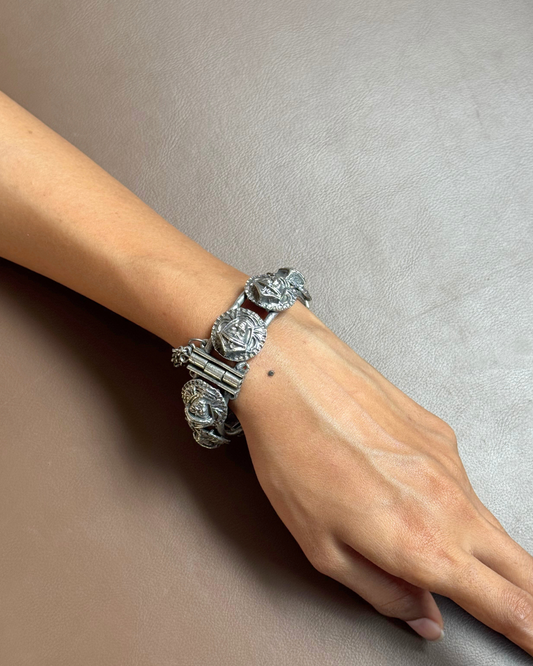 Durga Oxidised Kada