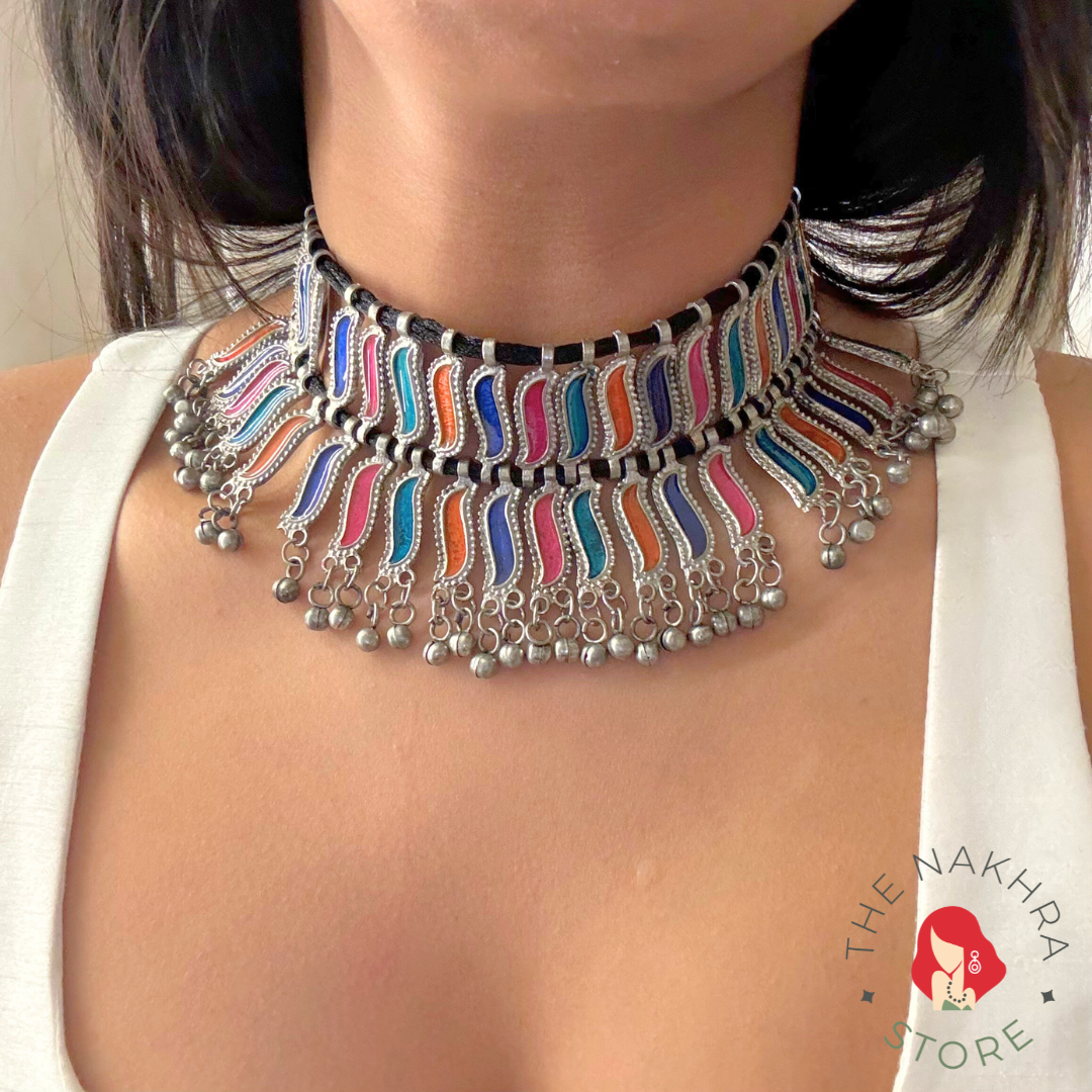 Multicolour Choker: Payal Choker