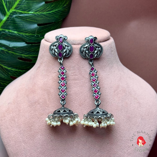 Sajda Long Earrings