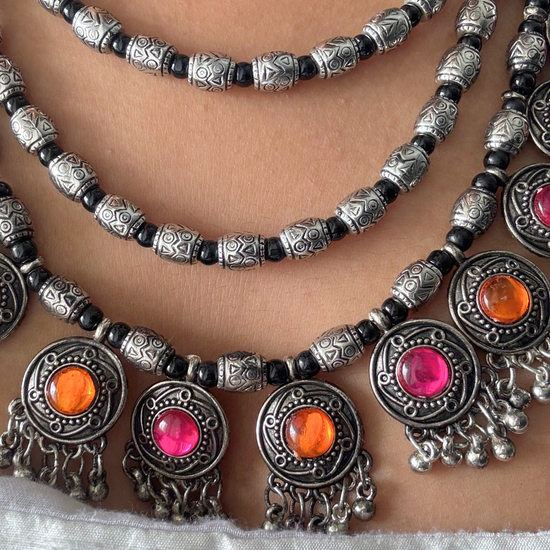 Saundarya Multi colour Necklace Set