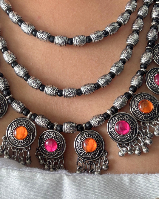 Saundarya Multi colour Necklace Set