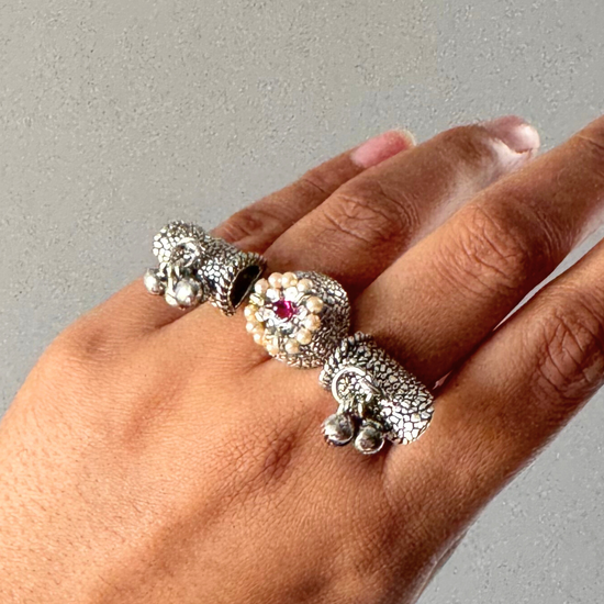 Purvi Pink Ring