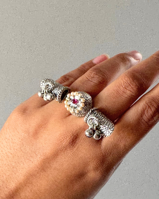 Purvi Pink Ring