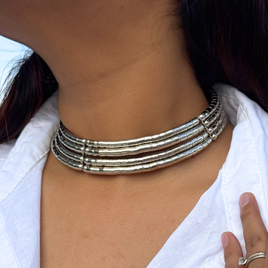 Spiral Silver Hasli