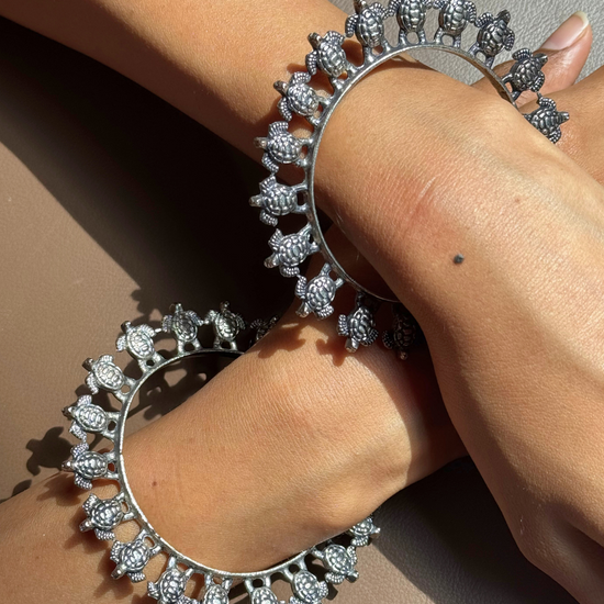 Turtle Bangles - Set of 2