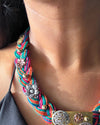 Zoon Multicolur Jute Necklace