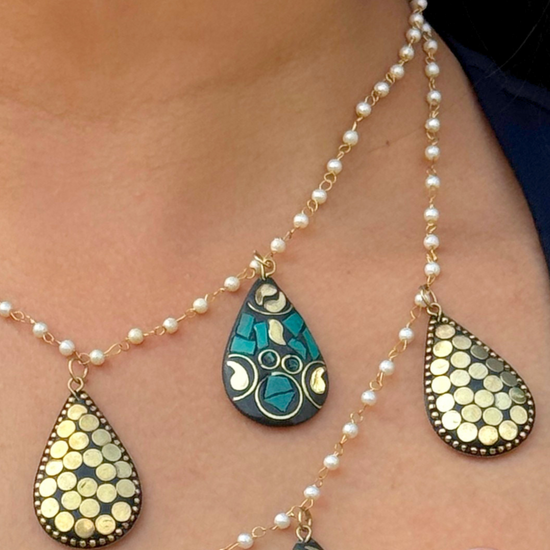 Zehnab Two-layer Moroccan Necklace