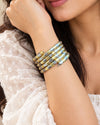 Spiral Dual tone Bracelet