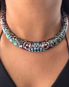 Meena Multi-colour Choker Set