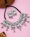 Mita choker set with finger ring