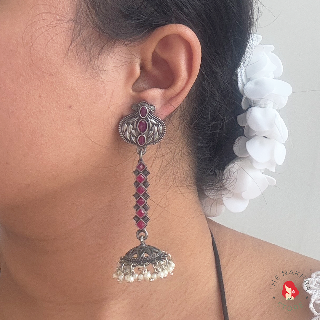 Sajda Long Earrings