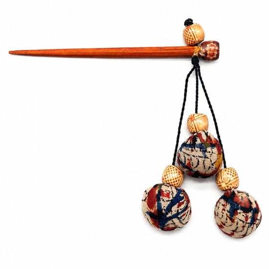 Kitab Handcrafted Wooden Hairpin Stick