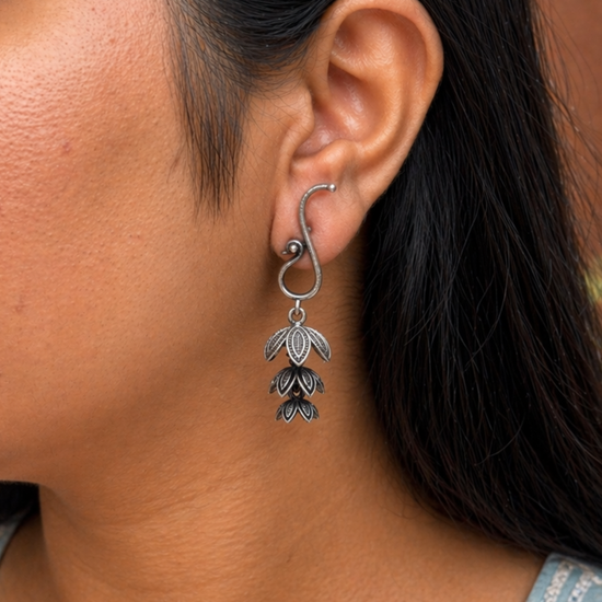 Shayari Oxidised Earrings