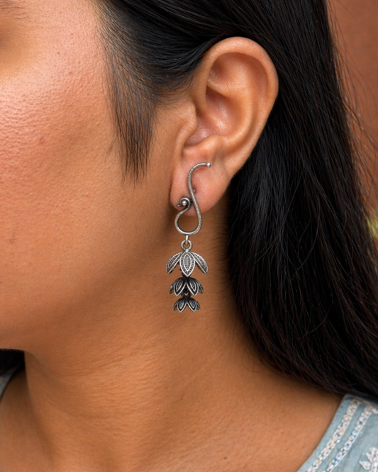 Shayari Oxidised Earrings
