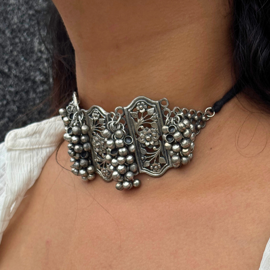 Mohini Oxidised Choker Set