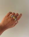 Shalini Oxidised Kundan Ring