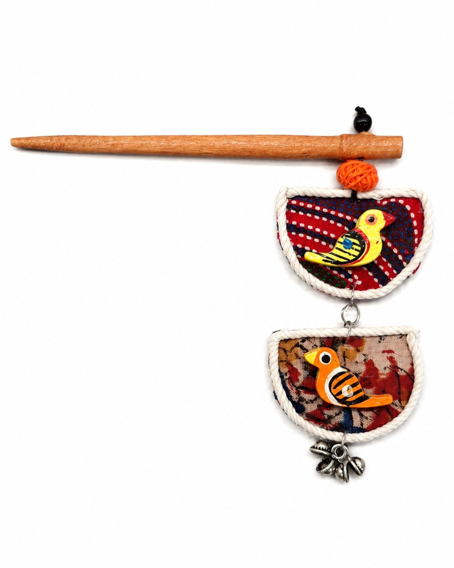 Chidiya Handcrafted Wooden Hairpin Stick