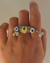Shalini Oxidised Kundan Ring