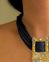 Mishri Black Jute Necklace