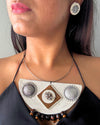 Kirti Oxidised Hasli Set