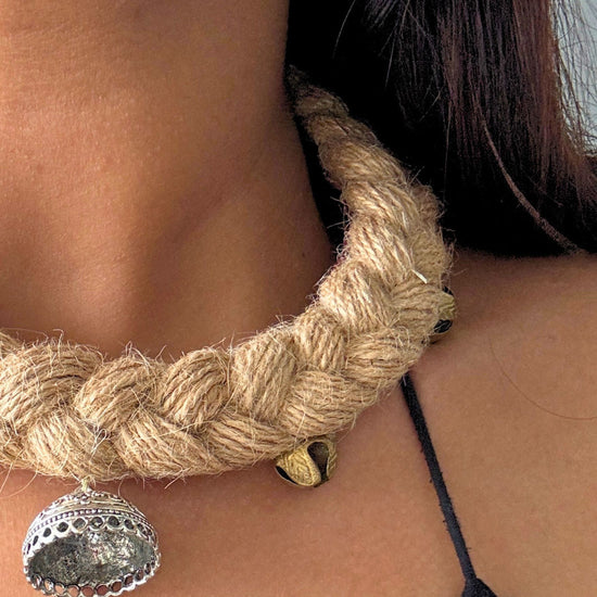 Jute Choker Set