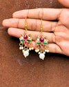 Lotus Kundan Earrings