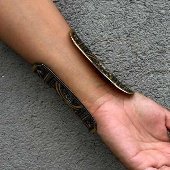 Prana Tribal Long Golden Kada